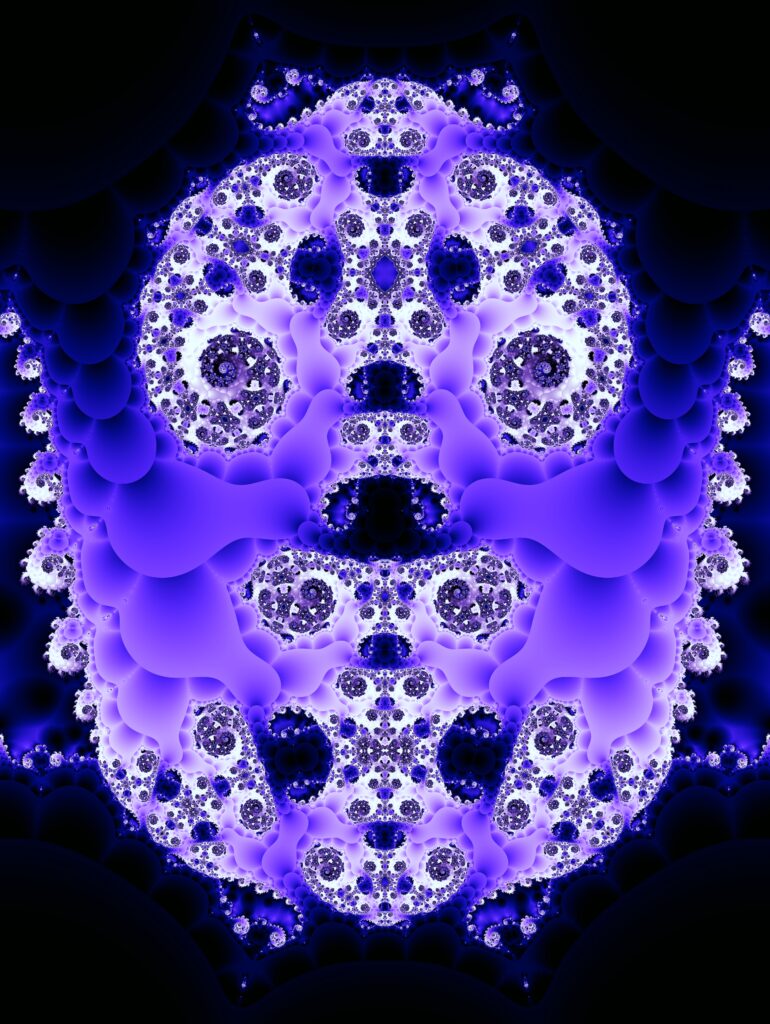 Mesmerizing Purple Fractal Pattern Wallpaper - High-Res Background