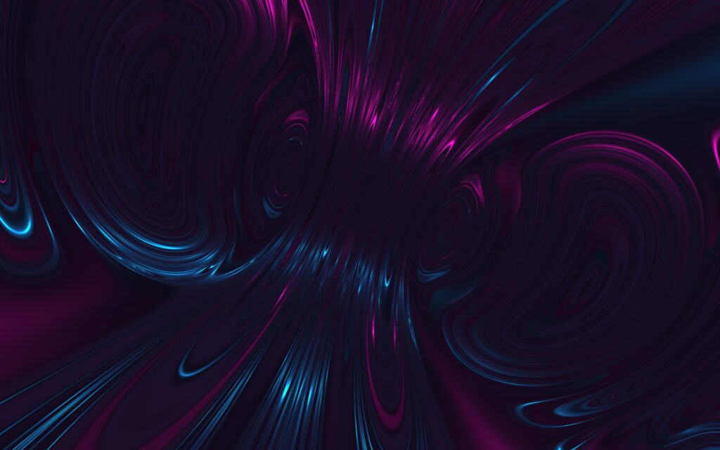 Mesmerizing Purple Fractal Wallpaper with Organic Patterns & Light