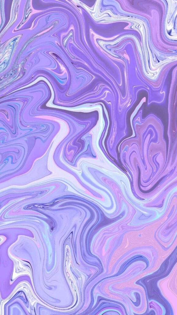 Mesmerizing Purple Liquid Marble Wallpaper - Dynamic Background Design