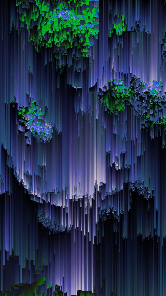 Mesmerizing Purple Striped Abstract Wallpaper - 1920x3408 Background