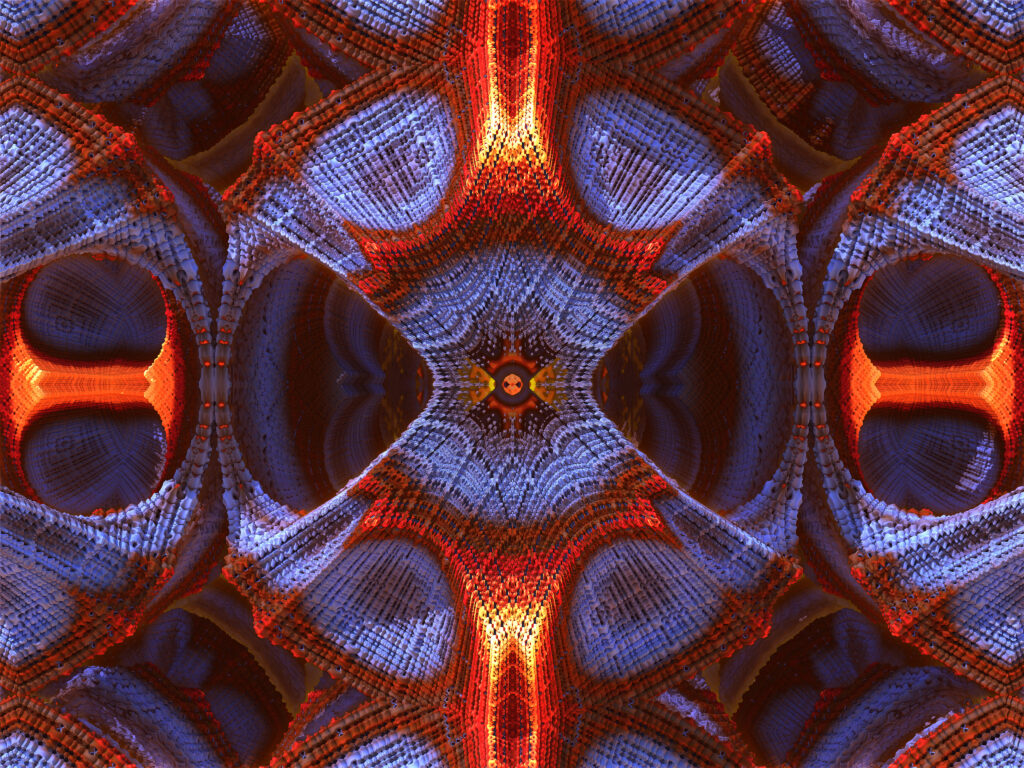 Mesmerizing Abstract Red and Blue Background Wallpaper 4096x3072