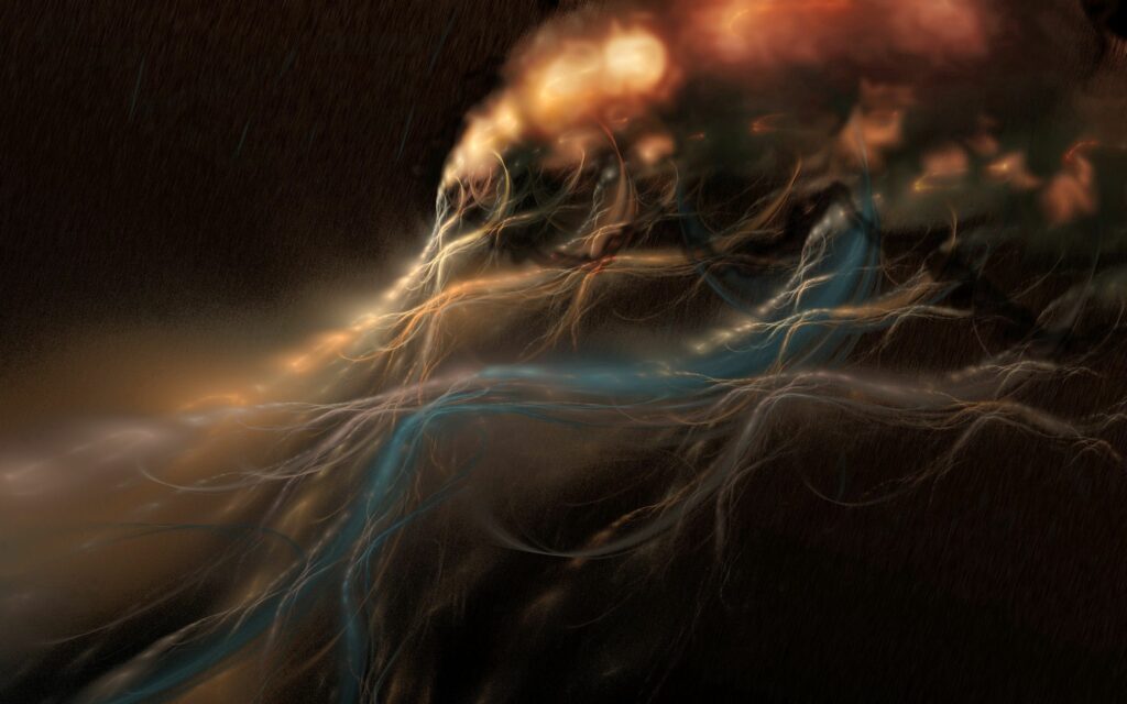 Mesmerizing Abstract Smoke and Light Wallpaper - 2560x1600