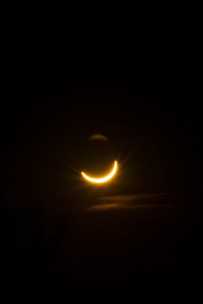 Stunning Solar Eclipse Wallpaper: Celestial Moon & Sun Background