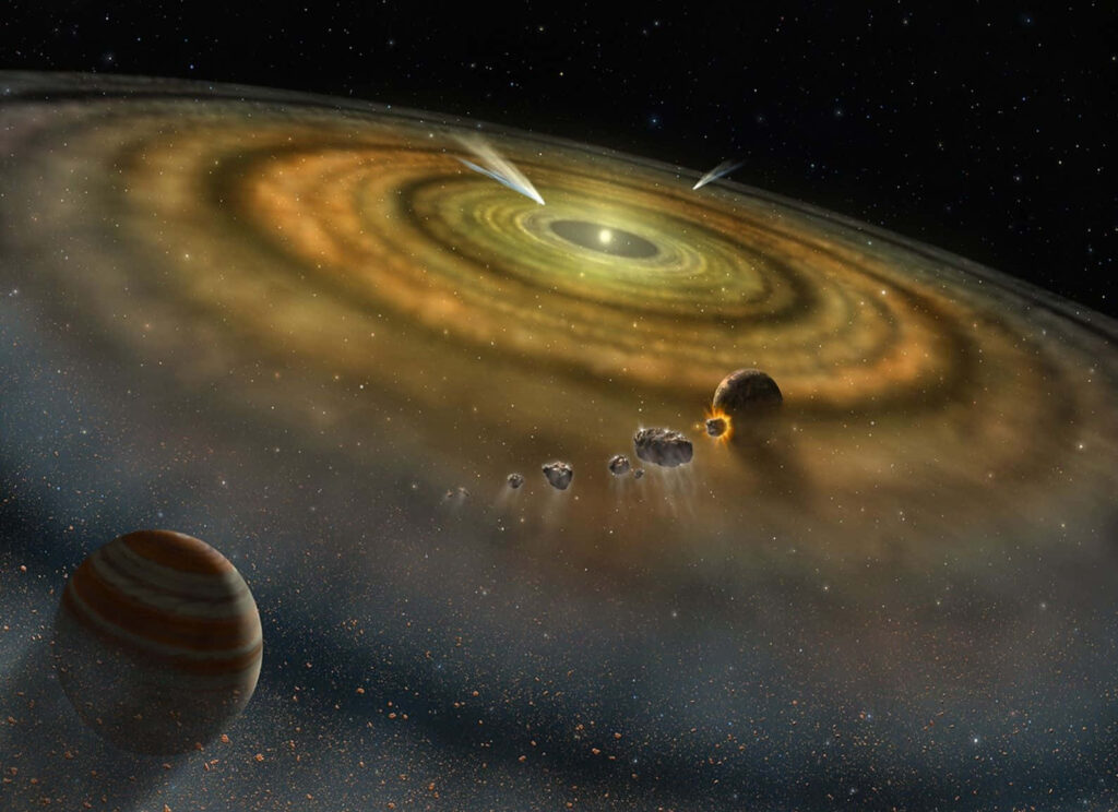 Mesmerizing Solar System Wallpaper: Planets, Asteroids & Cosmic Energy