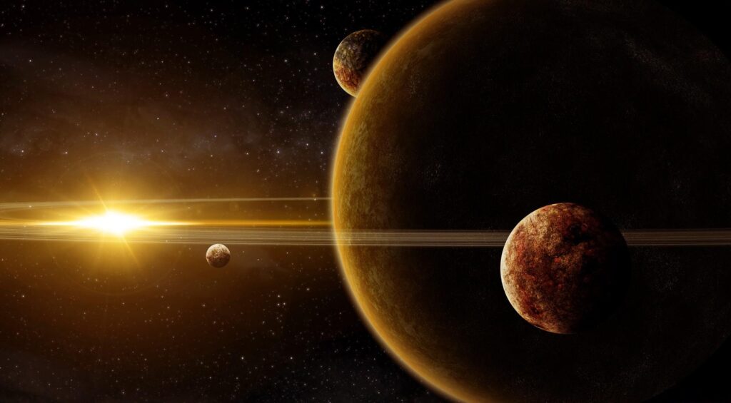 Mesmerizing Space Wallpaper: Stunning Planet & Celestial Bodies