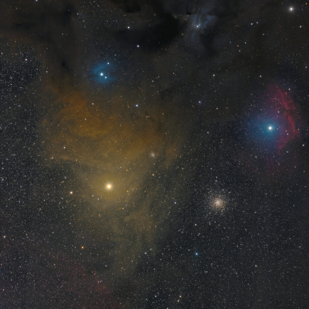 Stunning Space Wallpaper: Antares & Cosmic Dust in Celestial Beauty