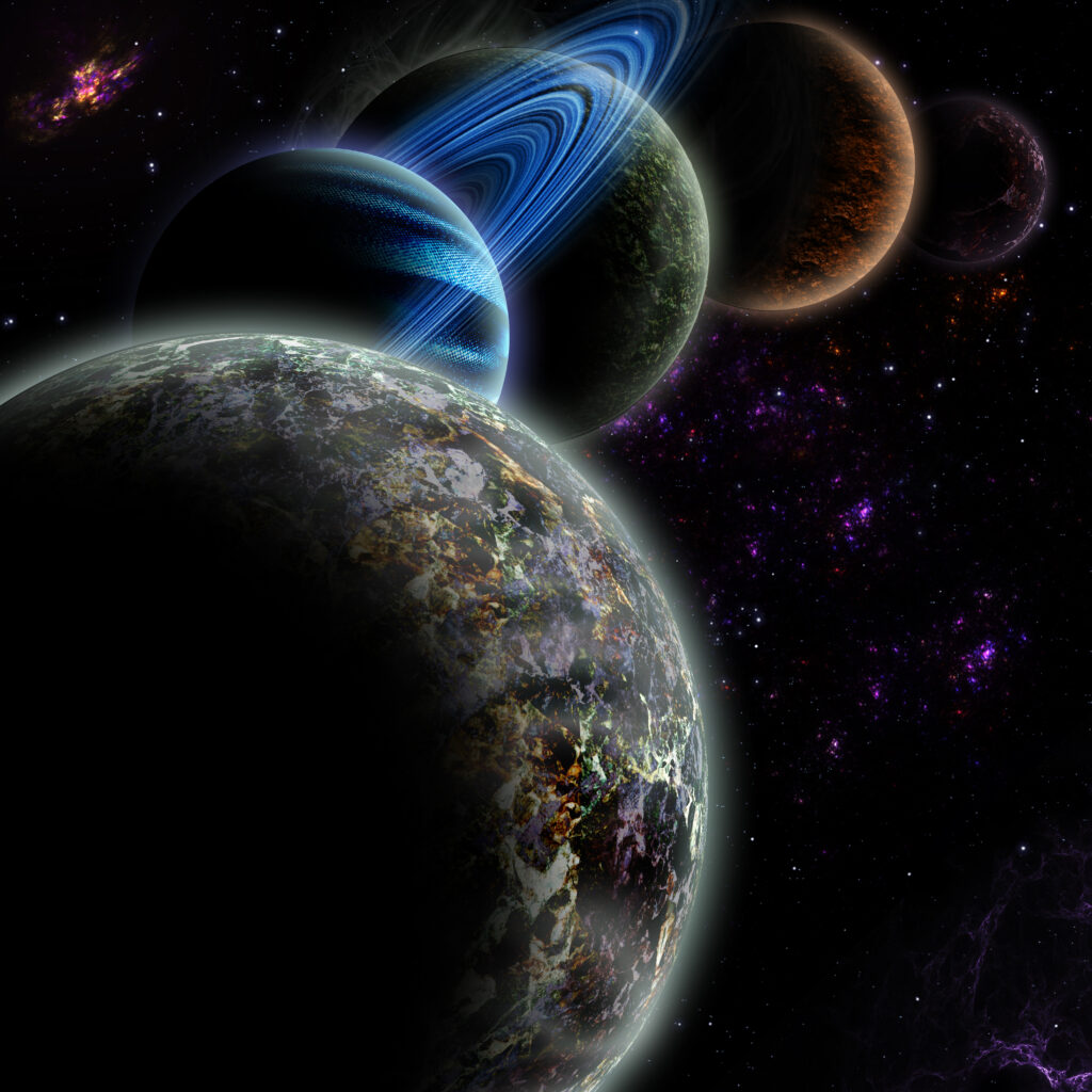 Mesmerizing Space Wallpaper: Stunning Planets & Sparkling Galaxies