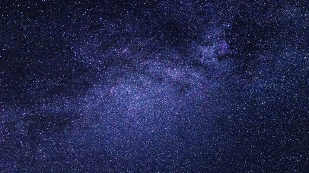 Mesmerizing Starry Night Sky Wallpaper Background - Sparkling Stars