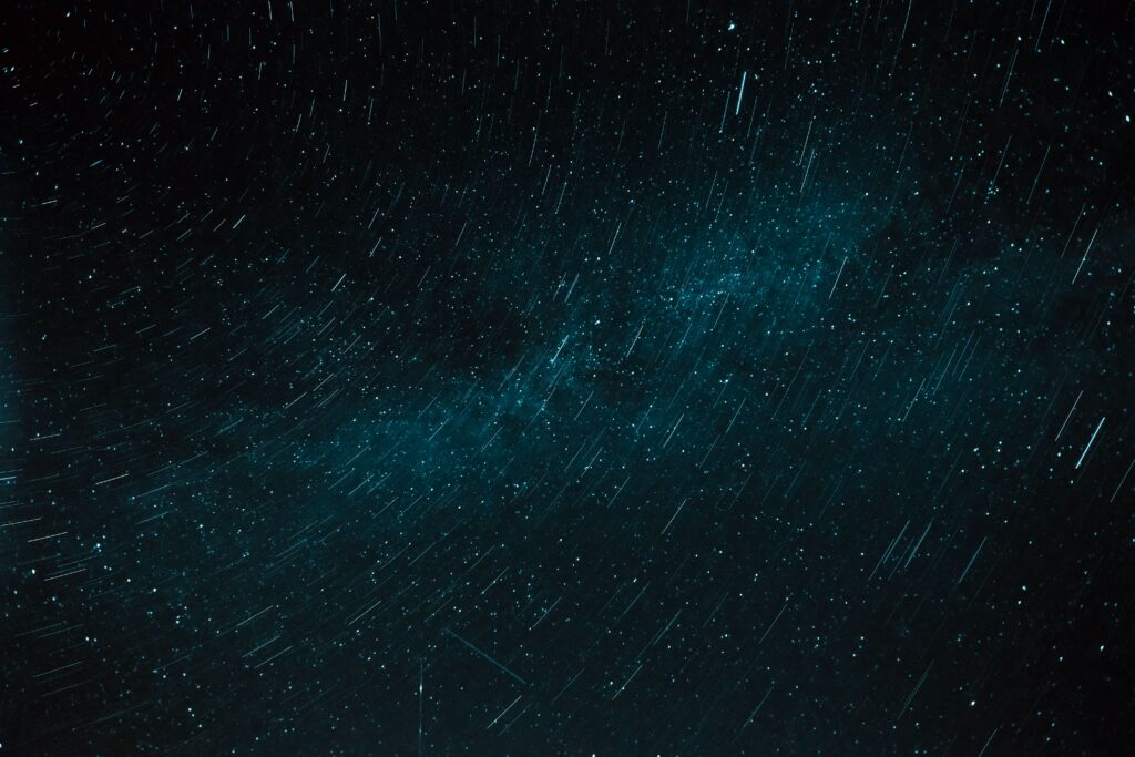 Mesmerizing Starry Sky Long Exposure Wallpaper - Enchanting Background