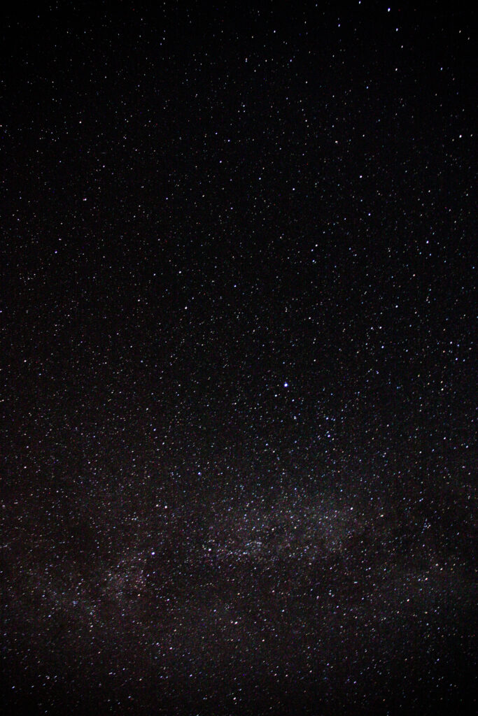 Serene Starry Sky Wallpaper: Infinite Cosmic View Background