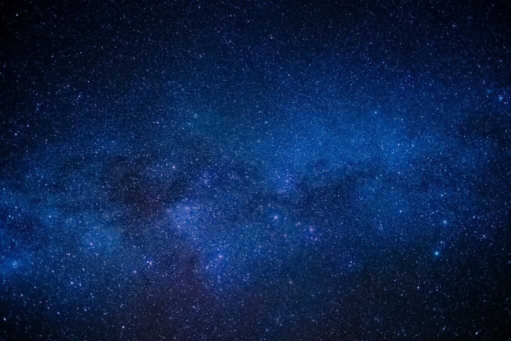 Serene Starry Sky Wallpaper: Magical Cosmos Background