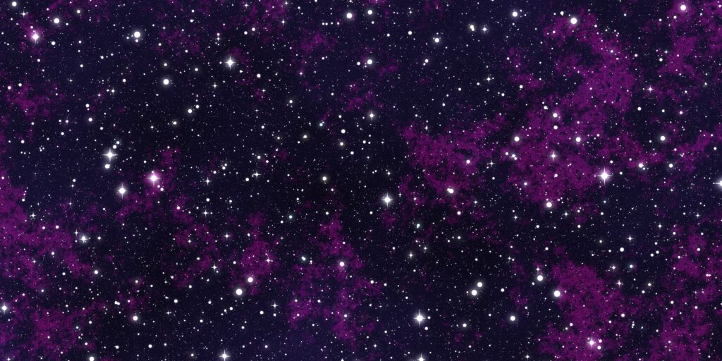 Mesmerizing Starry Sky Wallpaper: Cosmic Clouds & Twinkling Stars