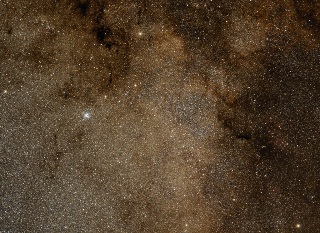 Mesmerizing Starry Sky Wallpaper with Warm Brown Hues