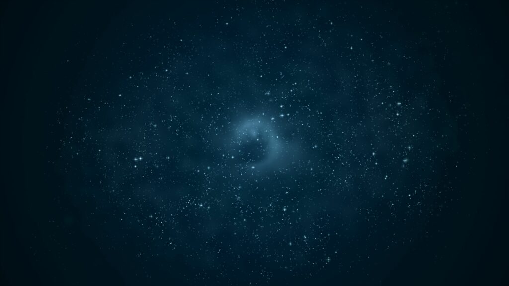 Serene Starry Sky Wallpaper: Dreamy Cosmic Patterns Background