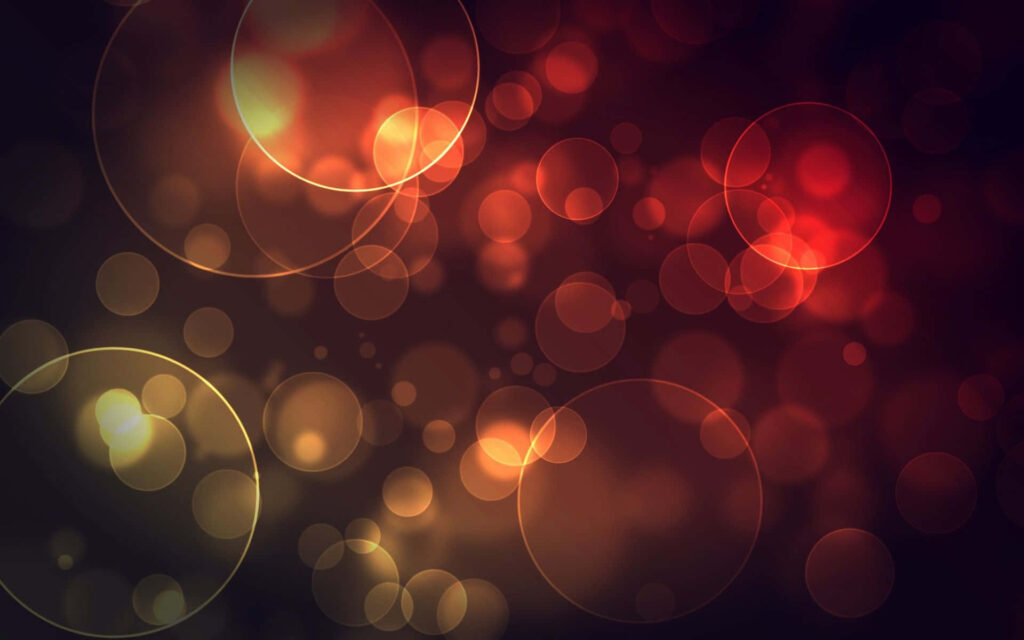 Dreamy Abstract Background: Translucent Warm Hued Circles Wallpaper