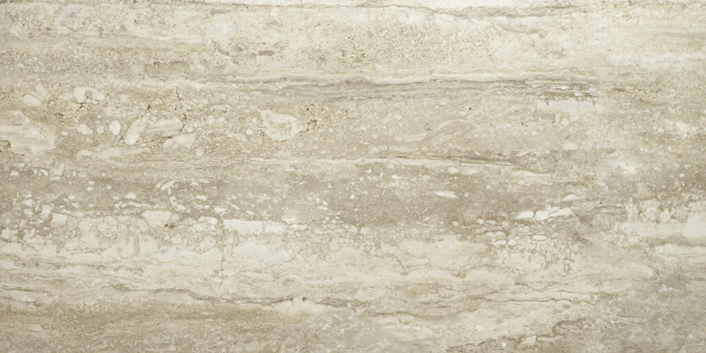 Cream marble wallpaper with elegant horizontal striations and warm beige taupe tones texture