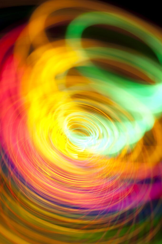 Vibrant Abstract Wallpaper: Mesmerizing Vortex of Color and Light