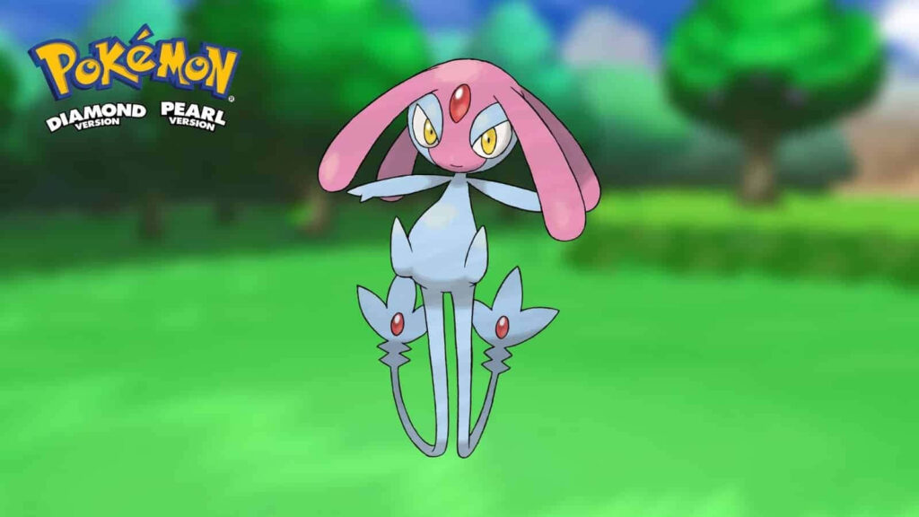 Mesprit Wallpaper: Vibrant Green Background for Pokémon Fans
