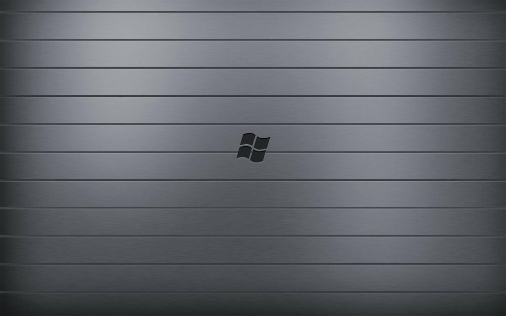 Metallic Memories: Windows XP and the Microsoft Logo on HD Wallpaper