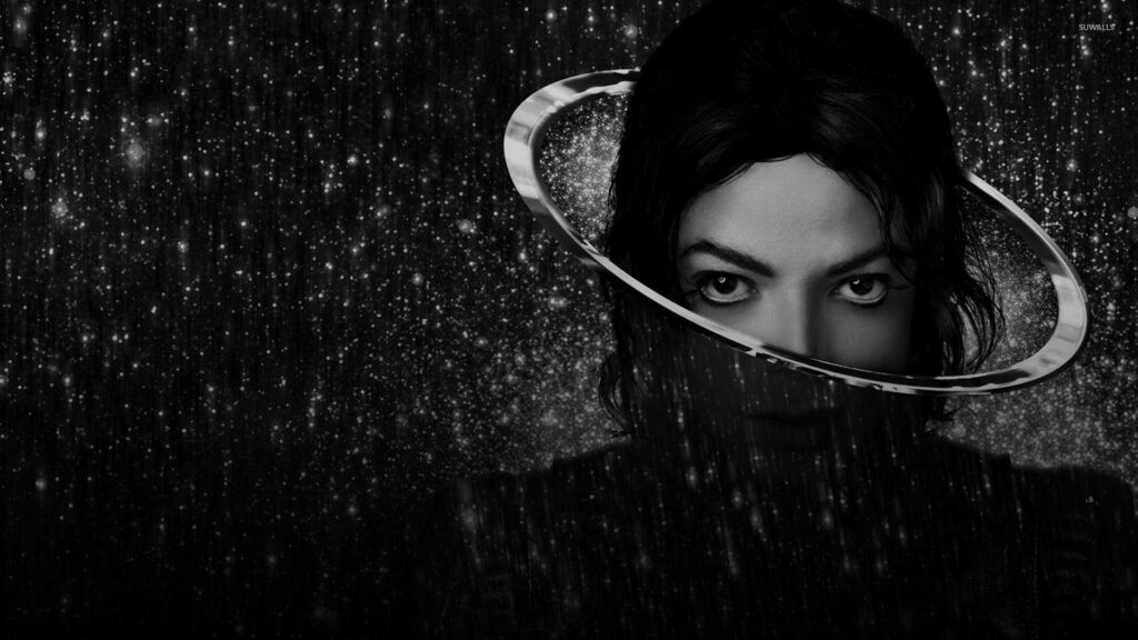 Galaxy of Pop: Michael Jackson's Otherworldly Outfit Wallpaper