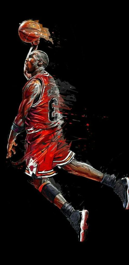 Unstoppable Legend: Michael Jordan's Soaring Journey to Basketball Greatness Wallpaper