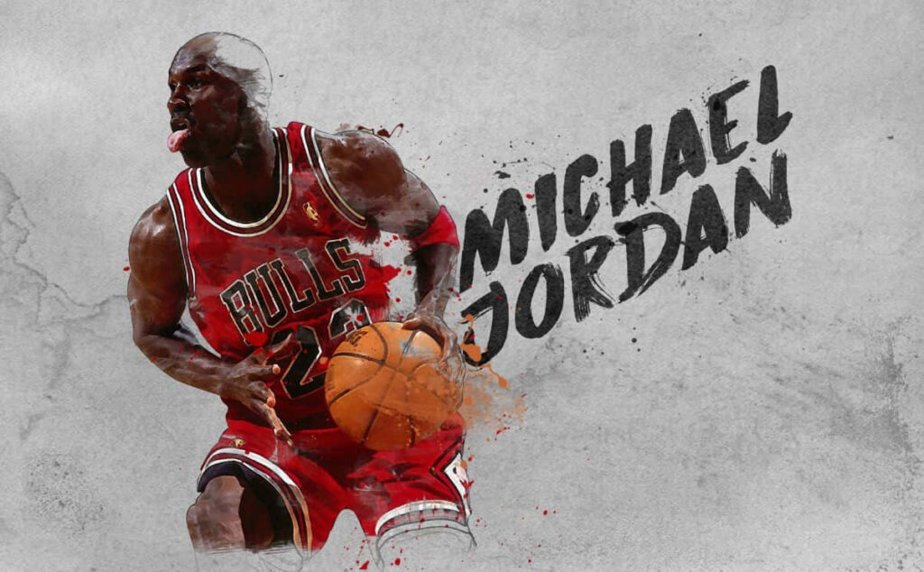 The Iconic Legacy: Michael Jordan, the Supreme Basketball Legend Wallpaper