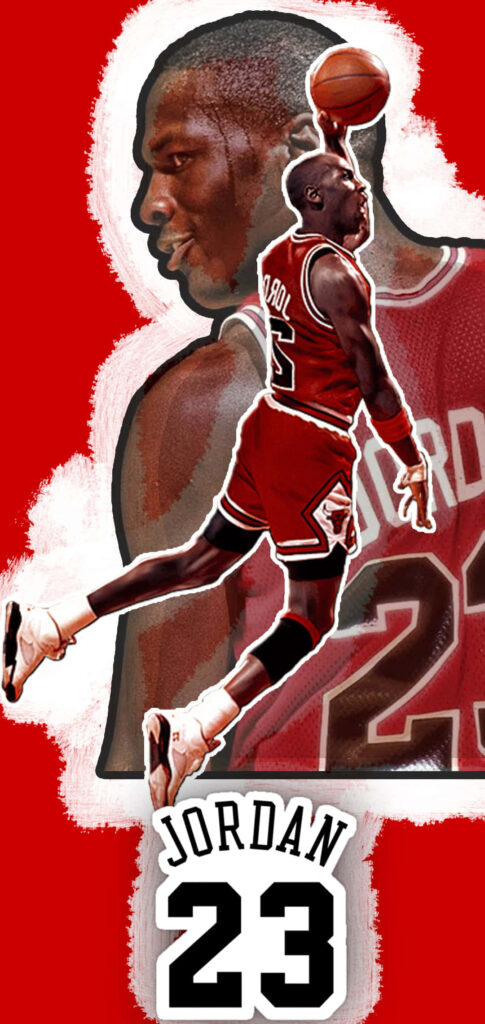 Tech-Savvy Icon: Michael Jordan Embodies Modern Fashion with the Newest iPhone Wallpaper