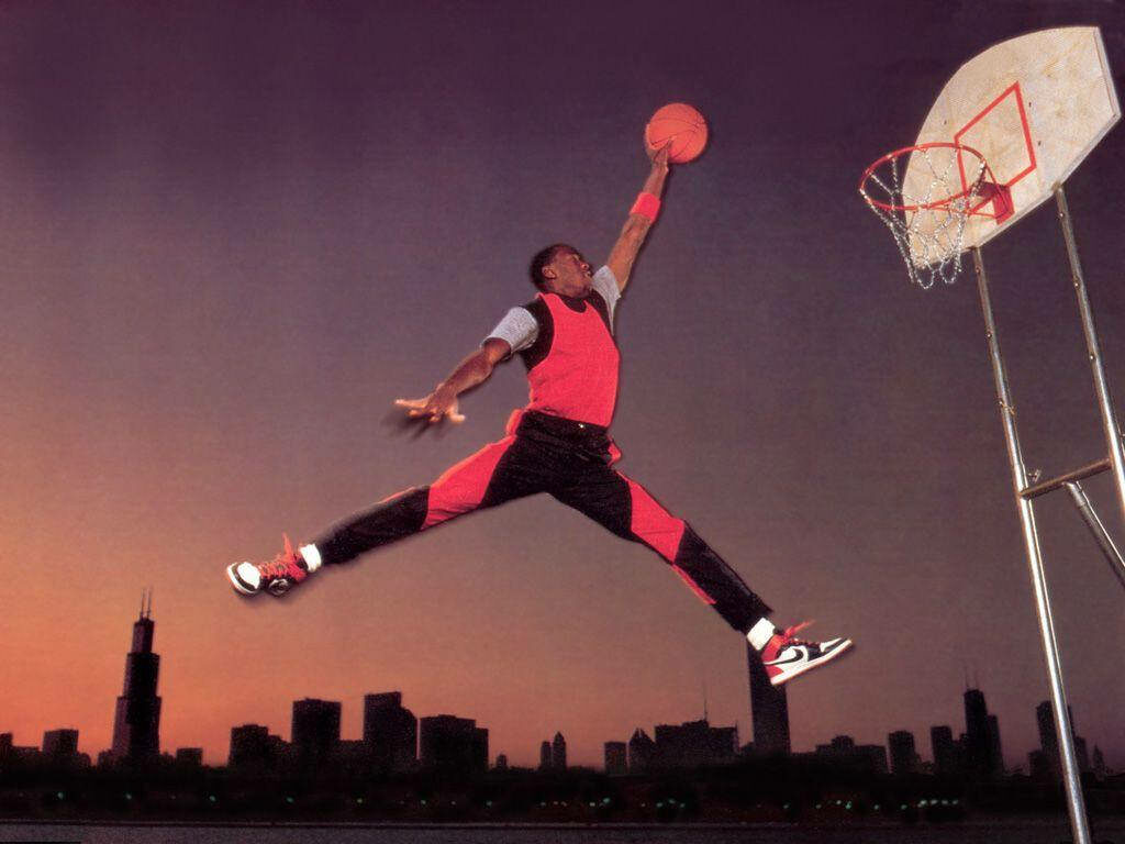 Michael Jordan Reignites His Airborne Legacy: The Iconic Jumpman Rises Again! Wallpaper