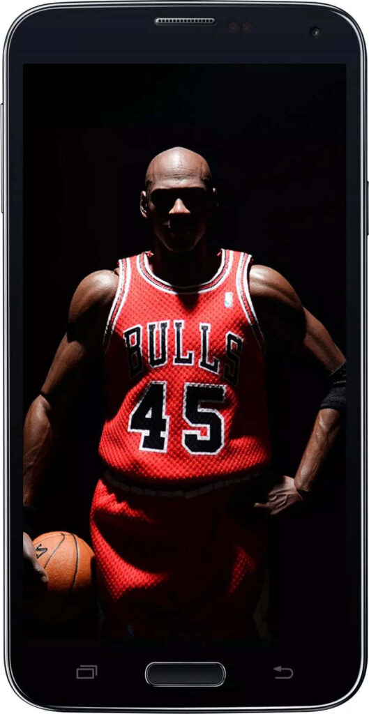 Legacy in Motion: Michael Jordan's Dominance Immortalized Wallpaper