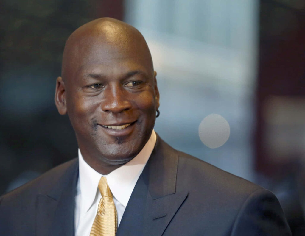 A Legendary Portrait of Michael Jordan Wallpaper