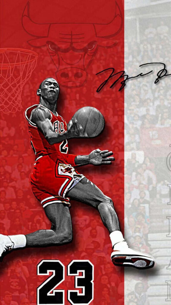 The Ultimate Swish: Unveiling Michael Jordan's Signature Wallpaper
