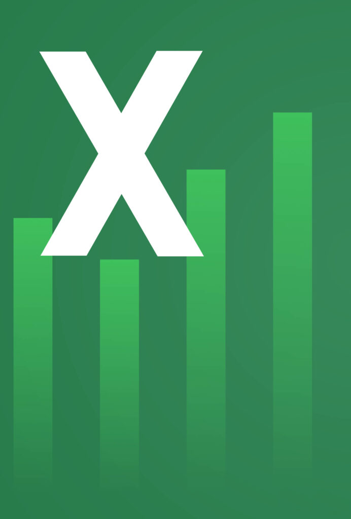 Microsoft Excel Logo Wallpaper: Bold X & Green Background Design
