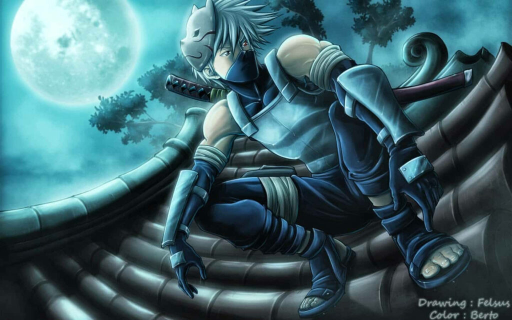 Dancing Moonlight: Kakashi's Secret Identity Unveiled! Wallpaper