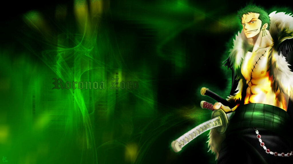 The Indomitable Swordsman: Roronoa Zoro Wallpaper