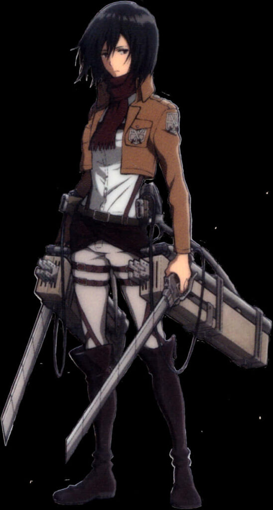 Mikasa Ackerman Attack on Titan Wallpaper: Survey Corps Battle Ready