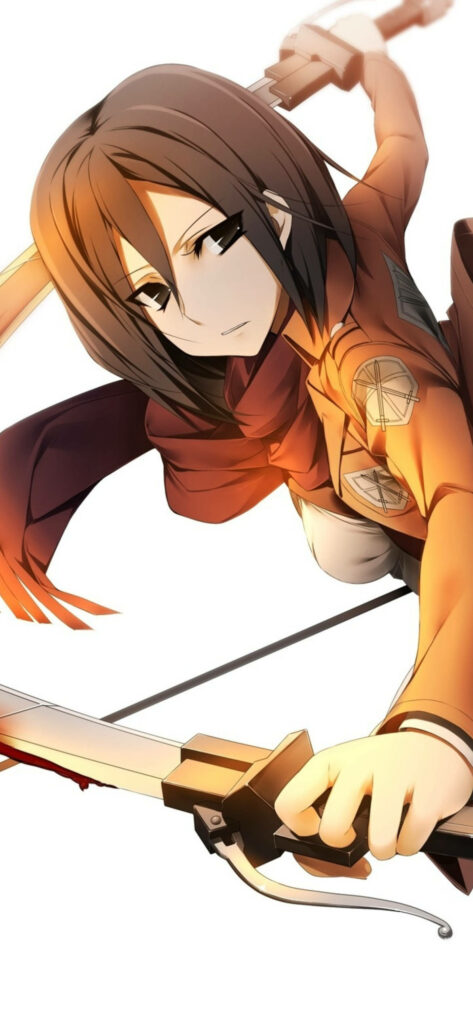 Mikasa Ackerman Dynamic Wallpaper: Survey Corps & Dual Blades