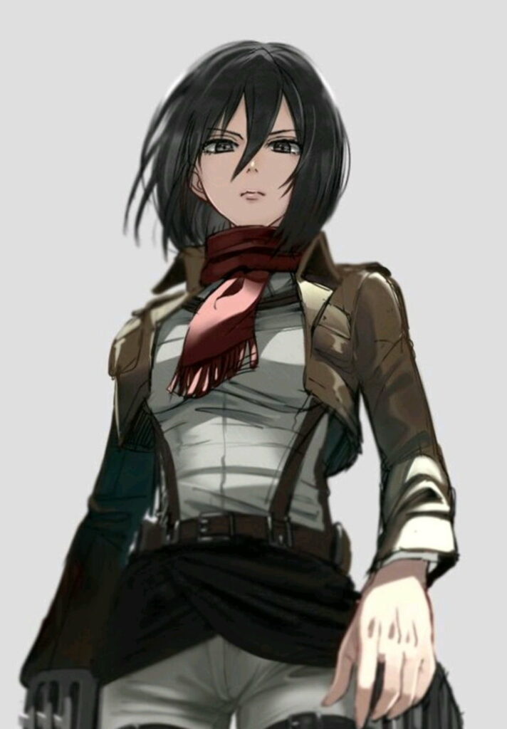 Mikasa Ackerman: Majestic Titan Slayer in Stunning HD Wallpaper
