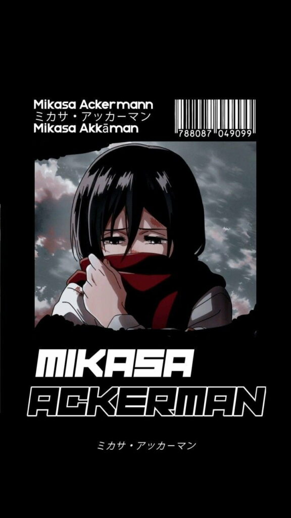 Mikasa Ackerman: The Unyielding Warrior of Attack on Titan - Majestic HD Anime Wallpaper for Your Phone