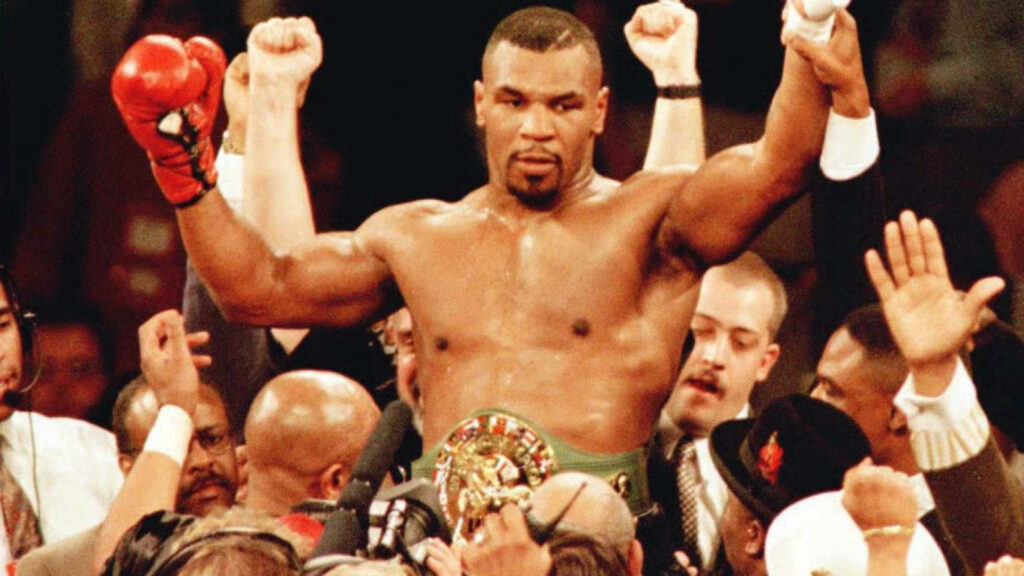 Mike Tyson Boxing Champion Wallpaper: Celebrate a Legendary Moment