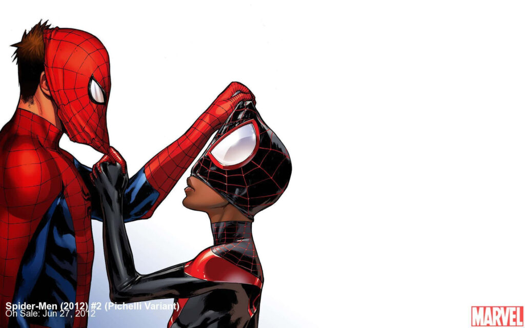 Miles Morales Embraces the Spider-Verse Wallpaper