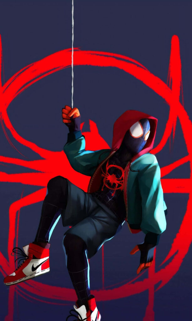 Web-slinging Fusion: Embracing Diversity with Miles Morales, the Marvelous Dual Heritage Superhero Wallpaper