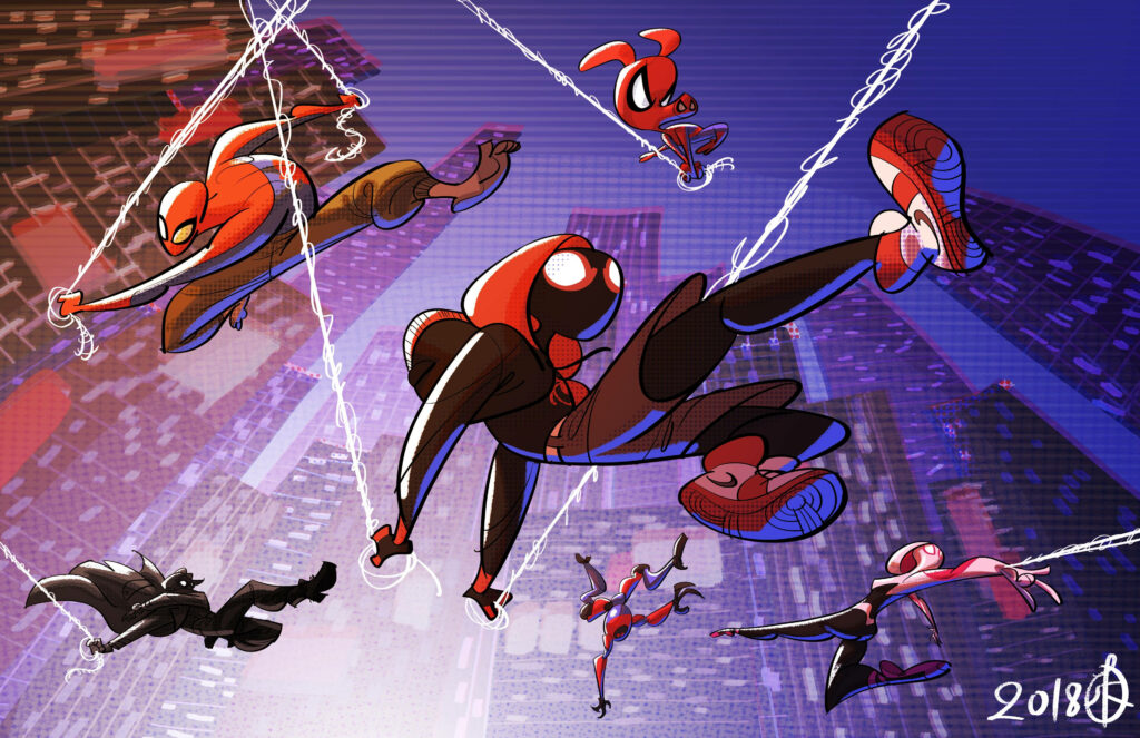 Brooklyn's Fresh Vigilante Joins the 'Web Warriors' in their Epic Battle Against a Menacing Force Wallpaper