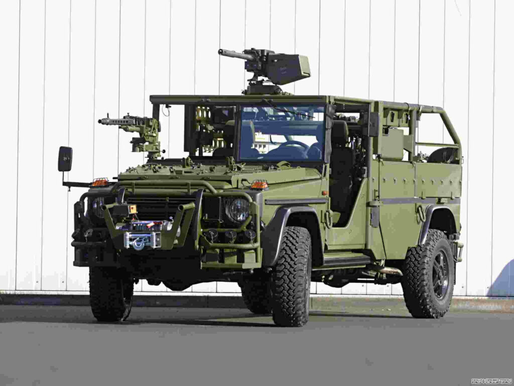 Military Mercedes-Benz G-Class Wallpaper: Rugged Tactical Design