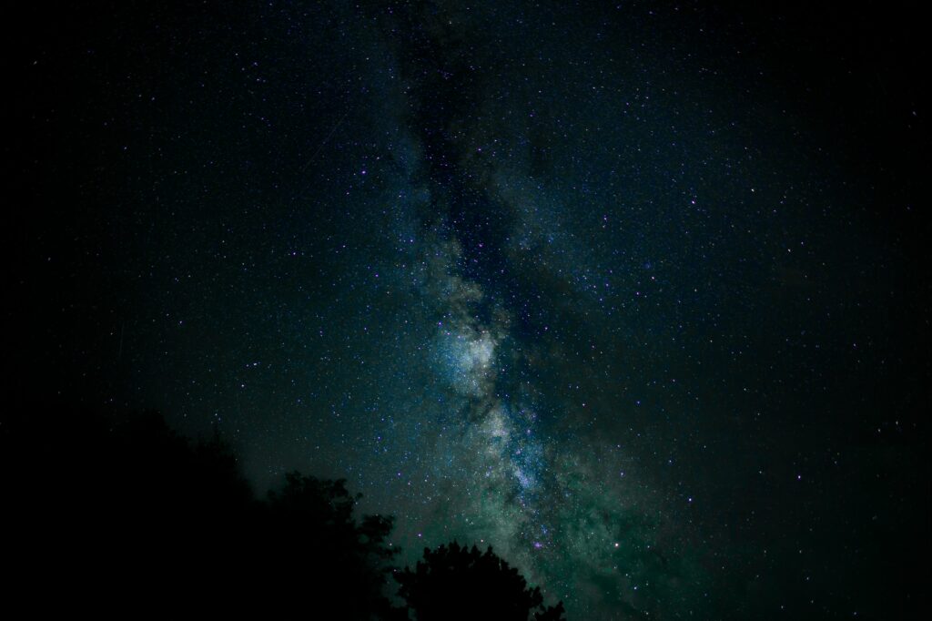 Breathtaking Night Sky Wallpaper: Milky Way & Starry Background
