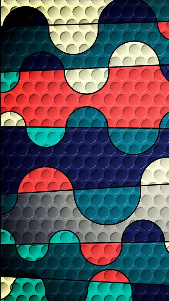 Puzzling Simplicity: HD Phone Wallpaper with Minimalist Puzzle Elements