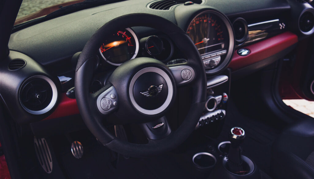 Mini Cooper Interior Wallpaper: Sleek Dashboard & Sporty Design