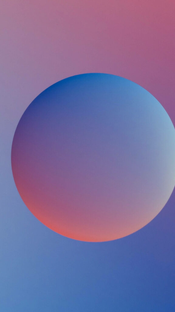 Minimalist 3D Floating Sphere Wallpaper for Modern iPhone Users