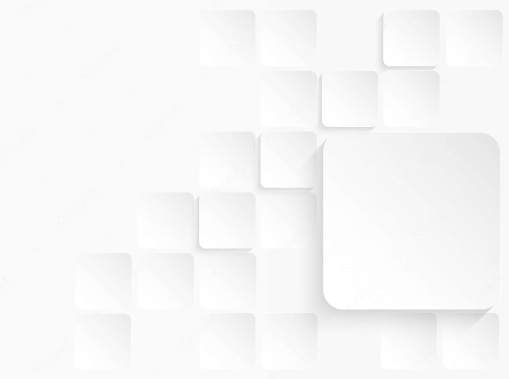 Minimalist 3D geometric wallpaper with rounded white squares and soft shadows for modern screens