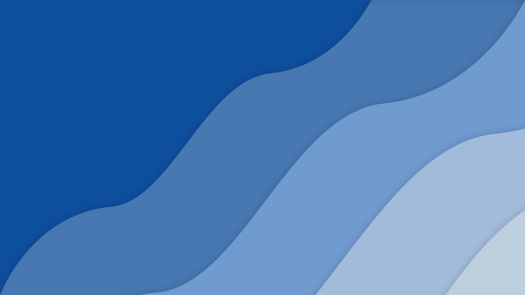 Futuristic Minimalist Blue Abstract Wallpaper - Fluid Wavy Design