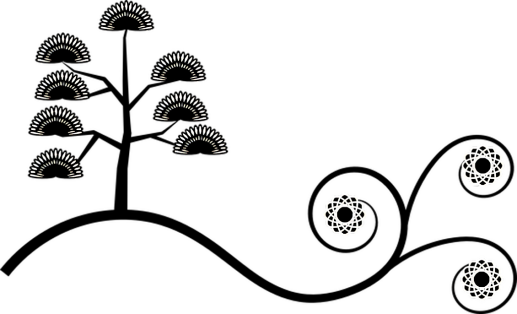 Minimalist Black Wallpaper: Abstract Geometric Patterns Design